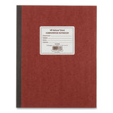 National® Computation Notebook, Quadrille Rule (4 sq/in), Brown Cover, (75) 11.75 x 9.25 Sheets (RED43648) Each