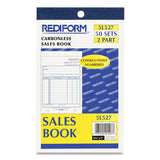 Rediform® Sales Book, 12 Lines, Two-Part Carbonless, 4.25 x 6.38, 50 Forms Total (RED5L527) Each