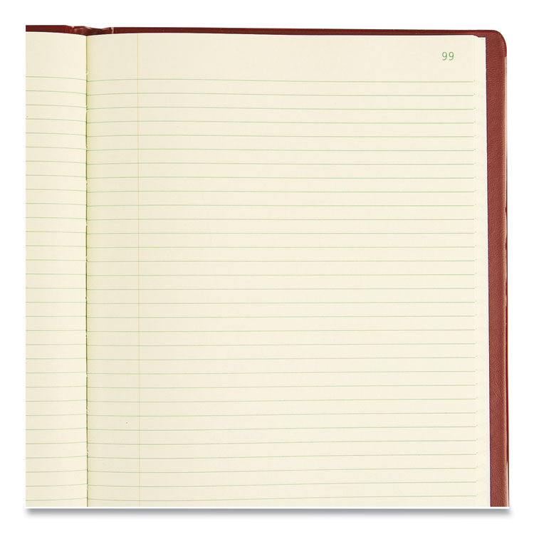 Rediform® National Brand Red Vinyl Series Journal, 1-Subject, Medium/College Rule, Red Cover, (300) 10 x 7.75 Sheets (RED57231)