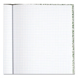 National® Lab Notebook, Quadrille Rule (5 sq/in), Green Marble Cover, (96) 10.13 x 7.88 Sheets (RED53110) Each