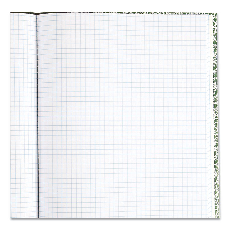 National® Lab Notebook, Quadrille Rule (5 sq/in), Green Marble Cover, (96) 10.13 x 7.88 Sheets (RED53110) Each