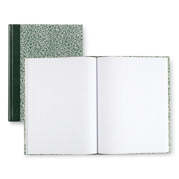 National® Lab Notebook, Wide/Legal Rule, Green Marble Cover, (96) 10.13 x 7.88 Sheets (RED53010) Each