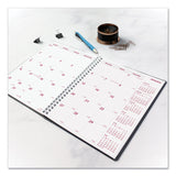 Brownline® DuraFlex 14-Month Planner, 8.88 x 7.13, Black Cover, 14-Month (Dec to Jan): 2023 to 2025 (REDCB1200VBLK)