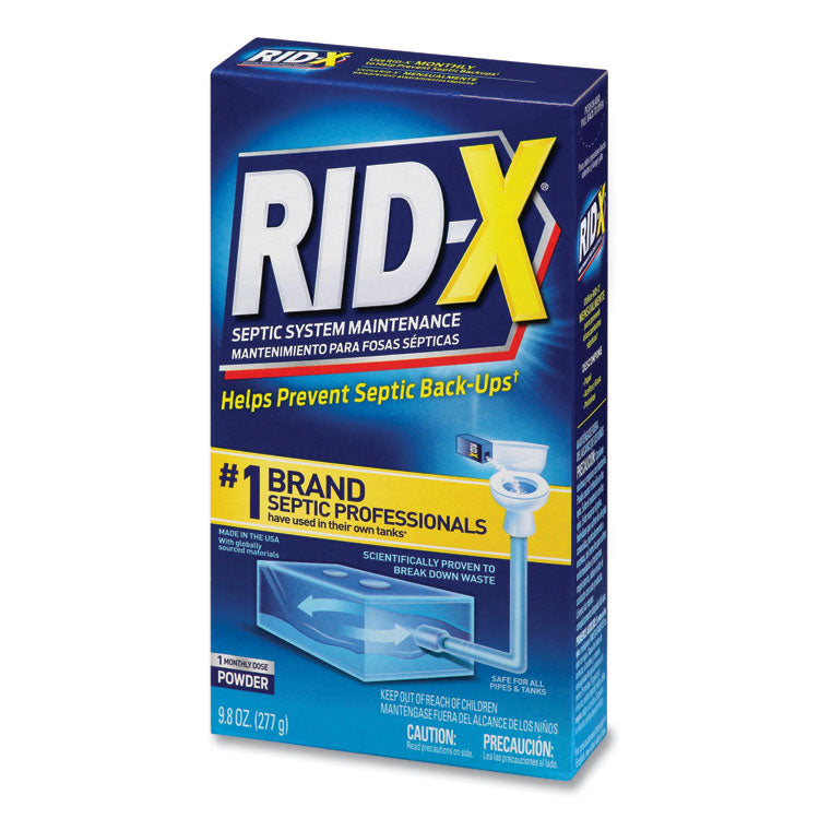 RID-X® Septic System Treatment Concentrated Powder, 9.8 oz, 12/Carton (RAC80306) Case of 12