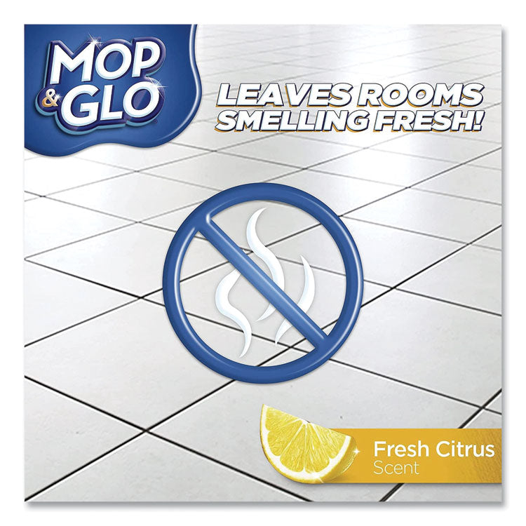 Professional MOP & GLO® Triple Action Floor Shine Cleaner, Fresh Citrus Scent, 64 oz Bottle (RAC74297EA) Each