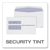 TOPS™ W-2 Laser Double Window Envelope, Commercial Flap, Gummed Closure, 5.63 x 9, White, 24/Pack (TOP2219C) Pack of 24