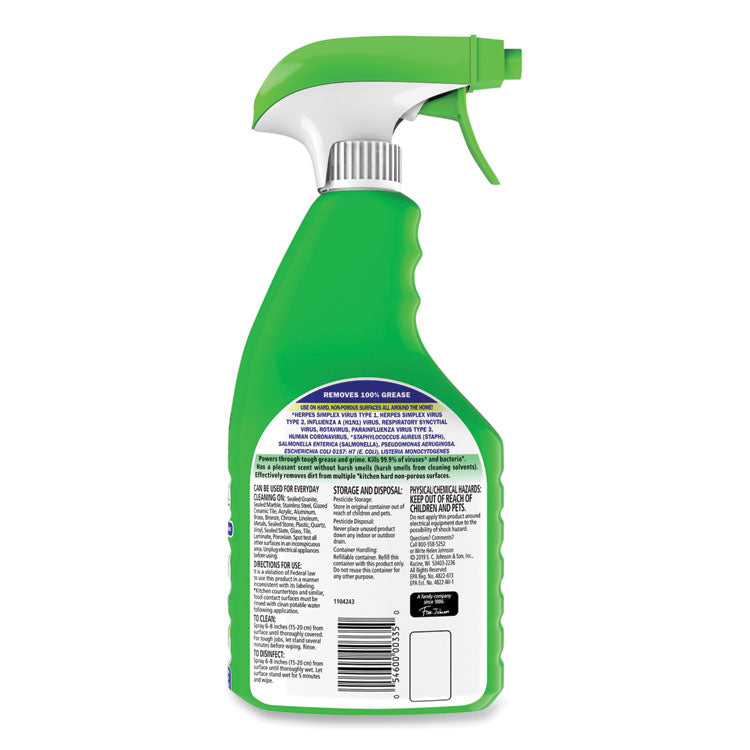 Fantastik® SJN306388 Disinfectant MultiPurpose Cleaner Lemon Scent, 32