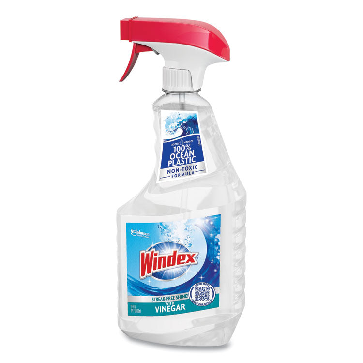 Windex® Multi-Surface Vinegar Cleaner, Fresh Clean Scent, 23 oz Spray Bottle (SJN312620EA) Each