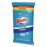 Windex® Glass and Surface Wet Wipe, Cloth, 7 x 8, Unscented, White, 38/Pack (SJN378032EA) Each