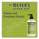 Mrs. Meyer's® Clean Day Liquid Hand Soap, Lemon, 12.5 oz, 6/Carton (SJN651321)