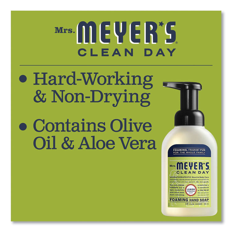 Mrs. Meyer's® Foaming Hand Soap, Lemon Verbena, 10 oz (SJN662032EA) Each