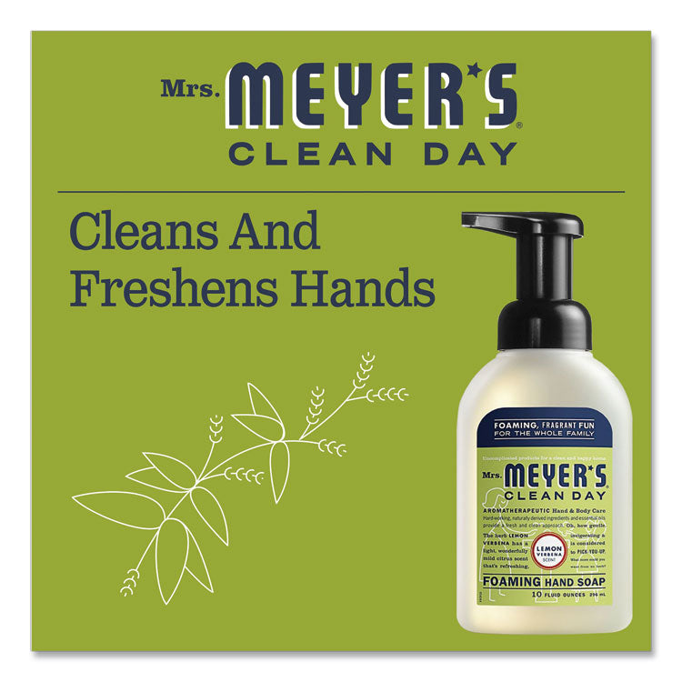 Mrs. Meyer's® Foaming Hand Soap, Lemon Verbena, 10 oz (SJN662032EA) Each