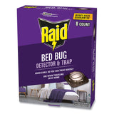 Raid® Bed Bug Detector and Trap, 0.19 lb Trap, 8 Traps (SJN674798EA) Each