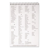 Mead® Spell-Write Wirebound Steno Pad, Gregg Rule, Randomly Assorted Cover Colors, 80 White 6 x 9 Sheets (MEA43082)