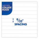 Mead® Filler Paper, 3-Hole, 8.5 x 11, College Rule, 200/Pack (MEA17208) Pack of 200