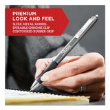 Sharpie® S-Gel™ S-Gel Premium Metal Barrel Gel Pen, Retractable, Medium 0.7 mm, Blue Ink, Gun Metal Gray Barrel, Dozen (SAN2147525) 1 Dozen
