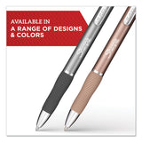 Sharpie® S-Gel™ S-Gel Premium Metal Barrel Gel Pen, Retractable, Medium 0.7 mm, Blue Ink, Gun Metal Gray Barrel, Dozen (SAN2147525) 1 Dozen