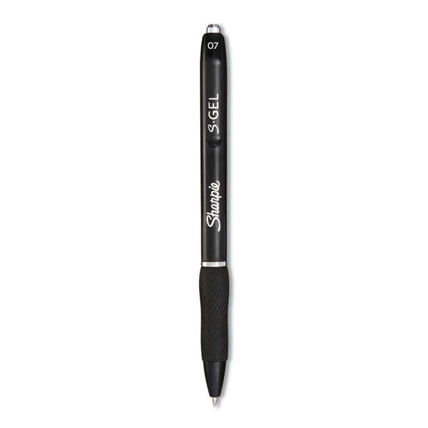 Sharpie® S-Gel™ S-Gel High-Performance Gel Pen, Retractable, Medium 0.7mm, Black Ink, Black Barrel, 36/Pack (SAN2096193)