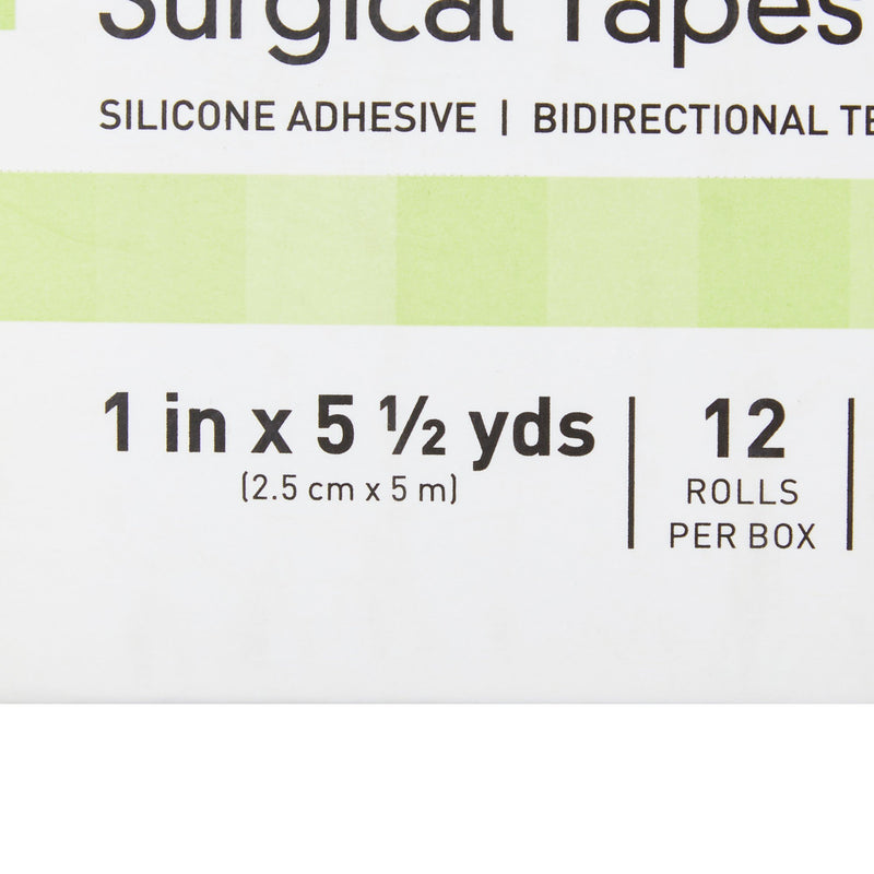 McKesson Medical Tape Transparent 1 Inch X 5-1/2 Yard Plastic / Silicone NonSterile (1073806_RL) 1/RL