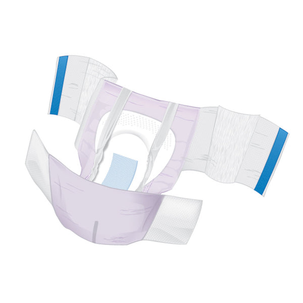 McKesson Ultra Plus Stretch Unisex Adult Incontinence Brief Medium Disposable Heavy Absorbency (884170_BG) 1/BG