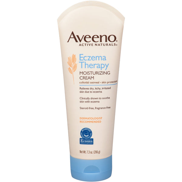 Aveeno® Active Naturals® Eczema Therapy Hand and Body Moisturizer 7.3 oz. Tube Unscented Cream (890704_EA) 1/EA