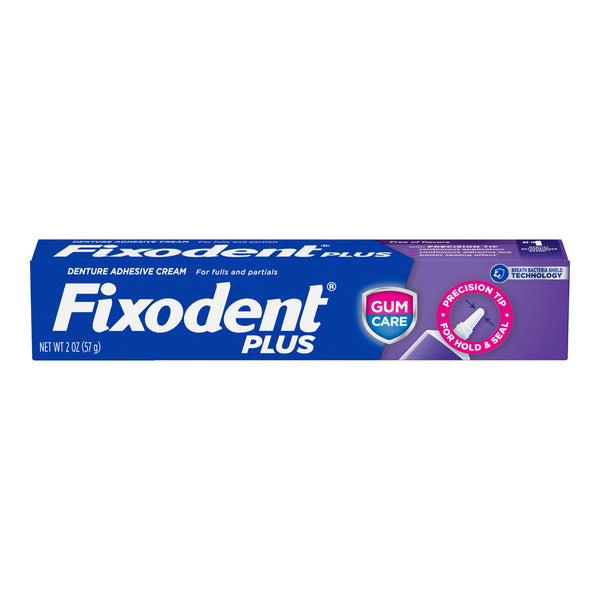 Fixodent® Plus Gum Care Denture Adhesive Cream 2 oz. (1231755_EA) 1/EA