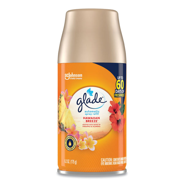 Glade® Automatic Air Freshener, Hawaiian Breeze, 6.2 oz, 6/Carton (SJN375368) Case of 6