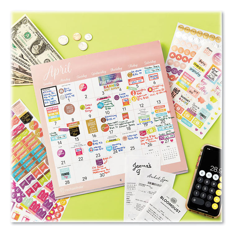 Avery® Budgeting Planner Stickers, Budget Theme, Assorted Colors, 1,224/Pack (AVE6788)