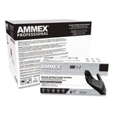 AMMEX® Professional Nitrile Exam Gloves, Powder-Free, X-Large, 3 mil Thick, Black, 100/Box (AXCABNPF48100) Box of 100