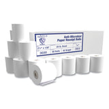 Alliance Armor Antimicrobial Receipt Roll Paper, 2.25" x 130 ft, White, 50/Carton (AIP3030) Case of 50