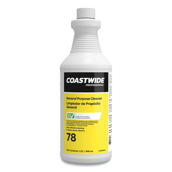 Coastwide Professional™ All-Purpose Cleaner 78, Citrus, 32 oz Bottle, 6/Carton (CWZ780032A)