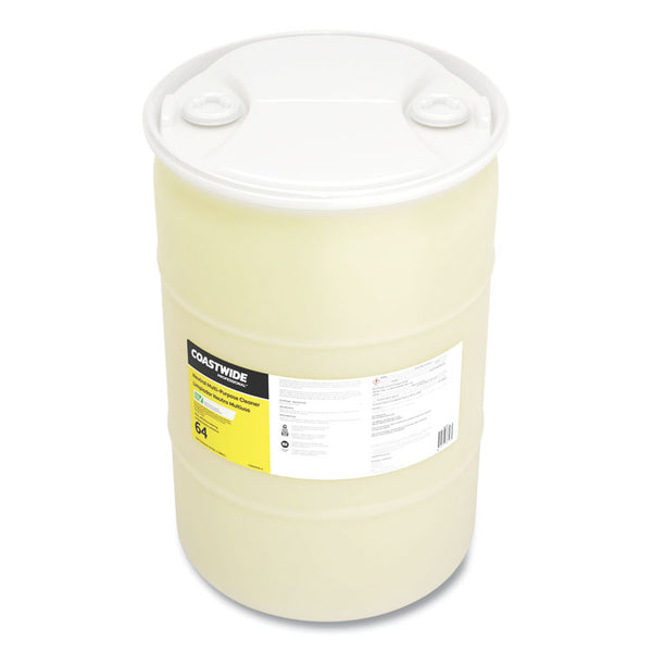 Coastwide Professional™ Neutral Multi-Purpose Cleaner 64 Eco-ID Concentrate, Citrus Scent, 55 gal Drum (CWZSEB640055BCC)