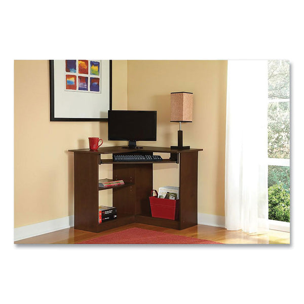 Easy 2 Go Corner Desk, 35.38" x 35.38" x 28.88", Resort Cherry (EYG951572CC)