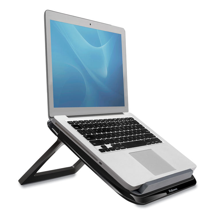 Fellowes® I-Spire Series Laptop Quick Lift, 12.63" x 11.25" x 1.63" to 12.63",  Black, Supports 9.92 lbs (FEL8212001) Each