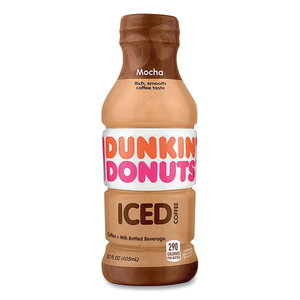 Dunkin Donuts® Mocha Iced Coffee Drink, 13.7 oz Bottle, 12/Carton (GMT049000072389) Case of 12