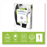 Hammermill® Premium Cardstock, 110 lb Index Weight, 8.5 x 11, White, 200/Ream (HAM168380R) 1 RM