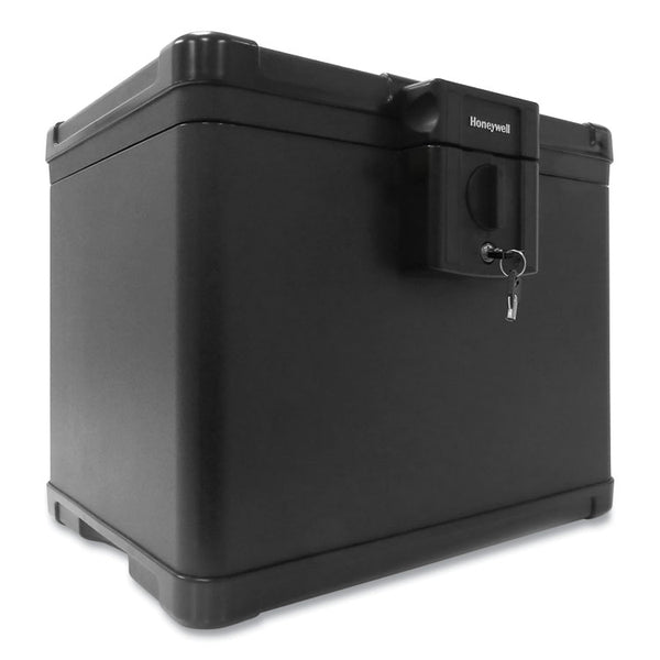 Honeywell Molded Fire and Water File Chest, 16 x 12.6 x 13, 0.6 cu ft, Black (HWL1536) Each