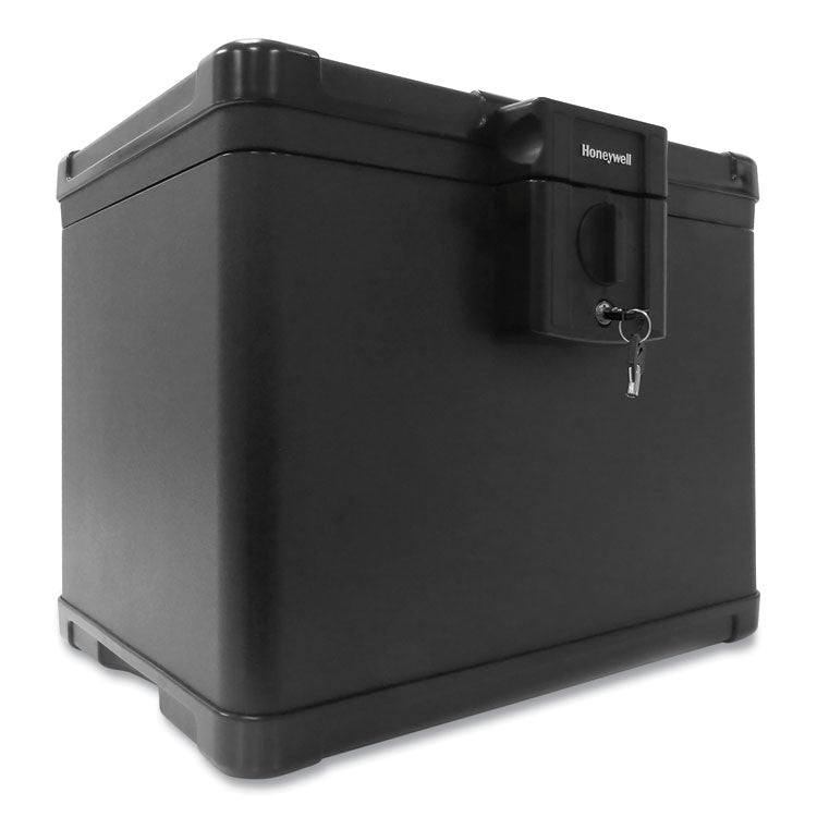 Honeywell Molded Fire and Water File Chest, 16 x 12.6 x 13, 0.6 cu ft, Black (HWL1536) Each