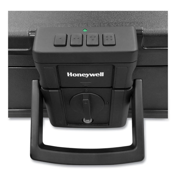Honeywell Fire and Waterproof Safe with Touchpad Lock, 15.9 x 13.1 x 6.7, 0.24 cu ft, Black (HWL1553) Each