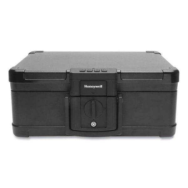 Honeywell Fire and Waterproof Safe with Touchpad Lock, 15.9 x 13.1 x 6.7, 0.24 cu ft, Black (HWL1553) Each