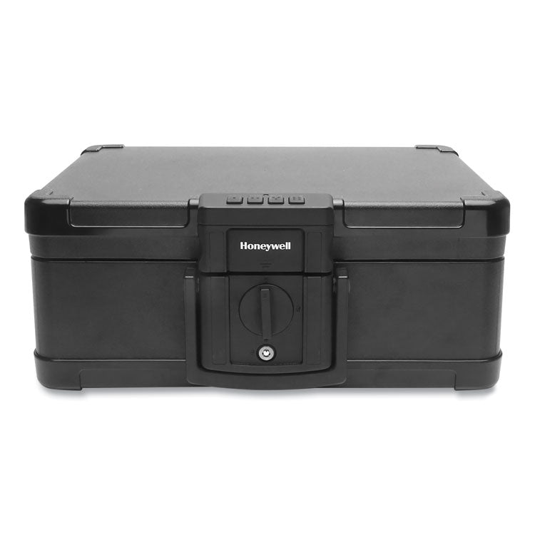 Honeywell Fire and Waterproof Safe with Touchpad Lock, 15.9 x 13.1 x 6.7, 0.24 cu ft, Black (HWL1553) Each