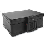 Honeywell Fire and Waterproof Safe with Touchpad Lock, 15.9 x 13.1 x 6.7, 0.24 cu ft, Black (HWL1553) Each
