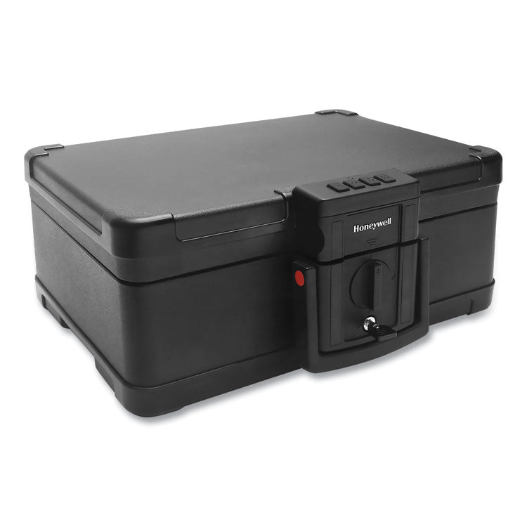 Honeywell Fire and Waterproof Safe with Touchpad Lock, 15.9 x 13.1 x 6.7, 0.24 cu ft, Black (HWL1553) Each