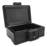 Honeywell Fire and Waterproof Safe with Touchpad Lock, 15.9 x 13.1 x 6.7, 0.24 cu ft, Black (HWL1553) Each