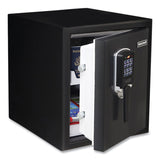 Honeywell Digital Security Steel Fire and Waterproof Safe with Keypad and Key Lock, 14.6 x 20.2 x 17.7, 0.9 cu ft, Black (HWL2605) Each