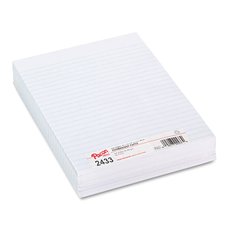 Pacon® Composition Paper, 8 x 10.5, Wide/Legal Rule, 500/Pack (PAC2433)