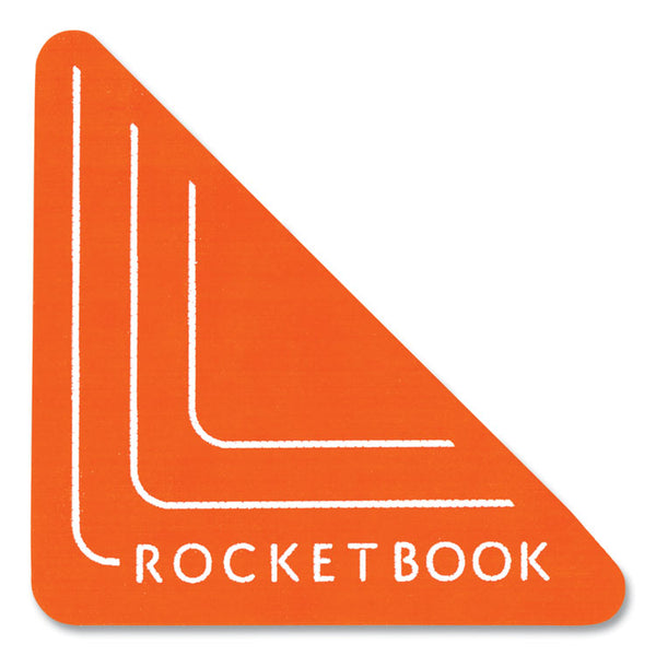 Rocketbook Beacons Smart Stickers for Whiteboards, Triangles, Orange, 2.5"h, 4/Pack (RKBA4RCFR) Each