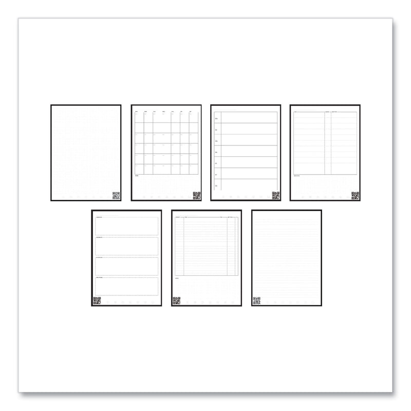 Rocketbook Fusion Smart Notebook, Seven Page Formats, Blue Cover, 11 x 8.5, 21 Sheets (RKBFLRCCDFFR) Each