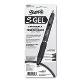 Sharpie S-Gel Fashion Barrel Gel Pen, Retractable, Medium 0.7 mm, Black Ink, Pearl White Barrel, 4/Pack (SAN2126207) Each