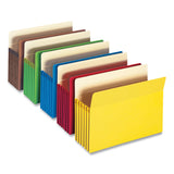 Smead™ Colored File Pockets, 5.25" Expansion, Letter Size, Assorted Colors, 5/Box (SMD73836)